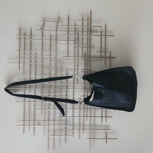 Minkoff black leather shoulder bag